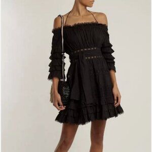 Zimmermann corsair off-the-shoulder ruffled dress